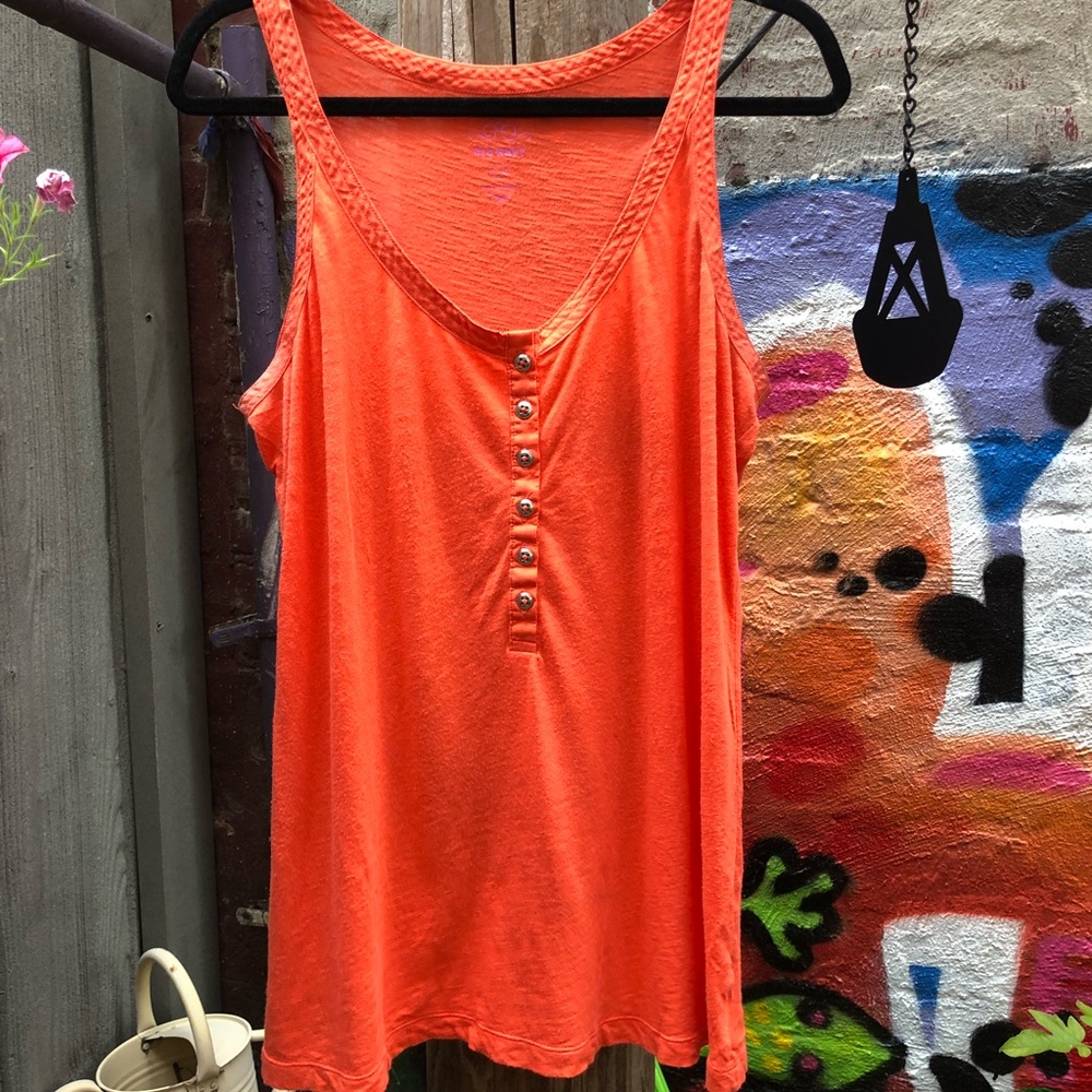 tangerine orange tank